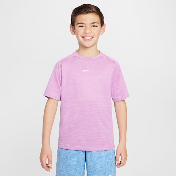 Kids Purple Tops and T-Shirts. Nike.com